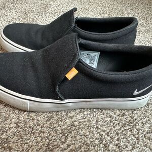 Nike Black Slip-On Sneakers
